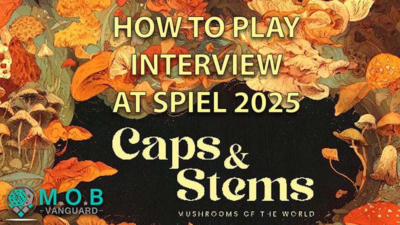 In Caps & Stems: Mushrooms of the World, players compete to earn the most Reputation points by playing cards to add mushrooms on the map.
